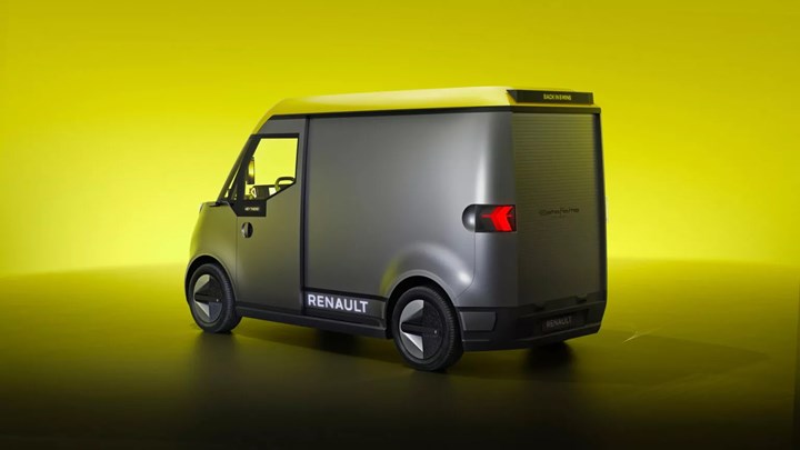 Renault, elektrikli panelvan konseptini tanıttı: Renault Estafette