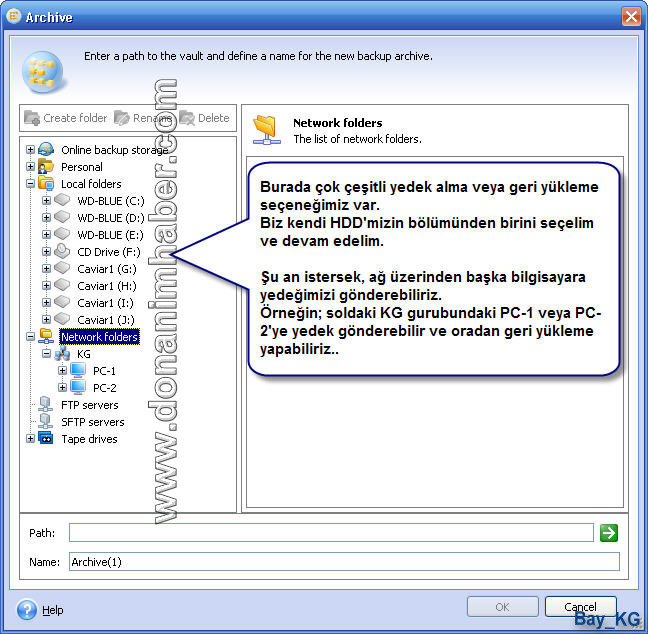  Acronis Backup & Recovery Server + Universal Restore (Resimli Anlatım)
