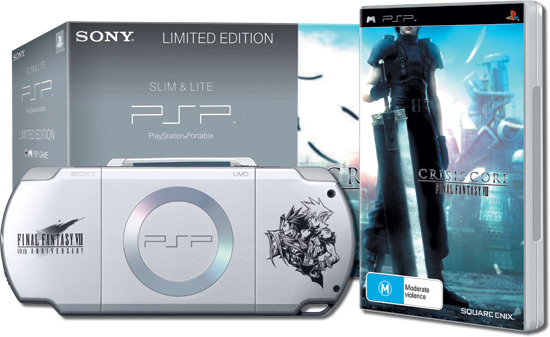 Core limited. Корпус PSP 3000 Limited Edition. PSP Limited Edition crisis Core. PSP Final Fantasy Limited Edition. PS Vita лимитированная версия.