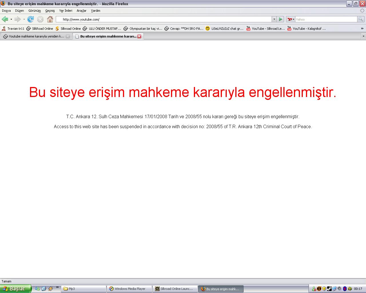  Youtube mahkeme kararıyla yeniden kapatıldı