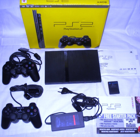  ps2 slim (chipli)+2 orj kol kutulu 180YTL (fotolu)