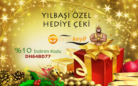  1001Keyif.com | Yılbaşı Özel %10 İndirim