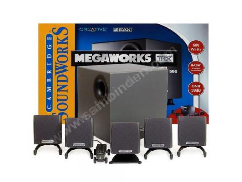  Creative Megaworks THX 550 + JAZZ DE 005 Uzaktan Kumandalı 5.1 Decoder