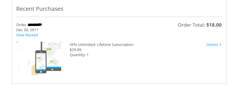 VPN Unlimited Lifetime 18$ - 68 TL