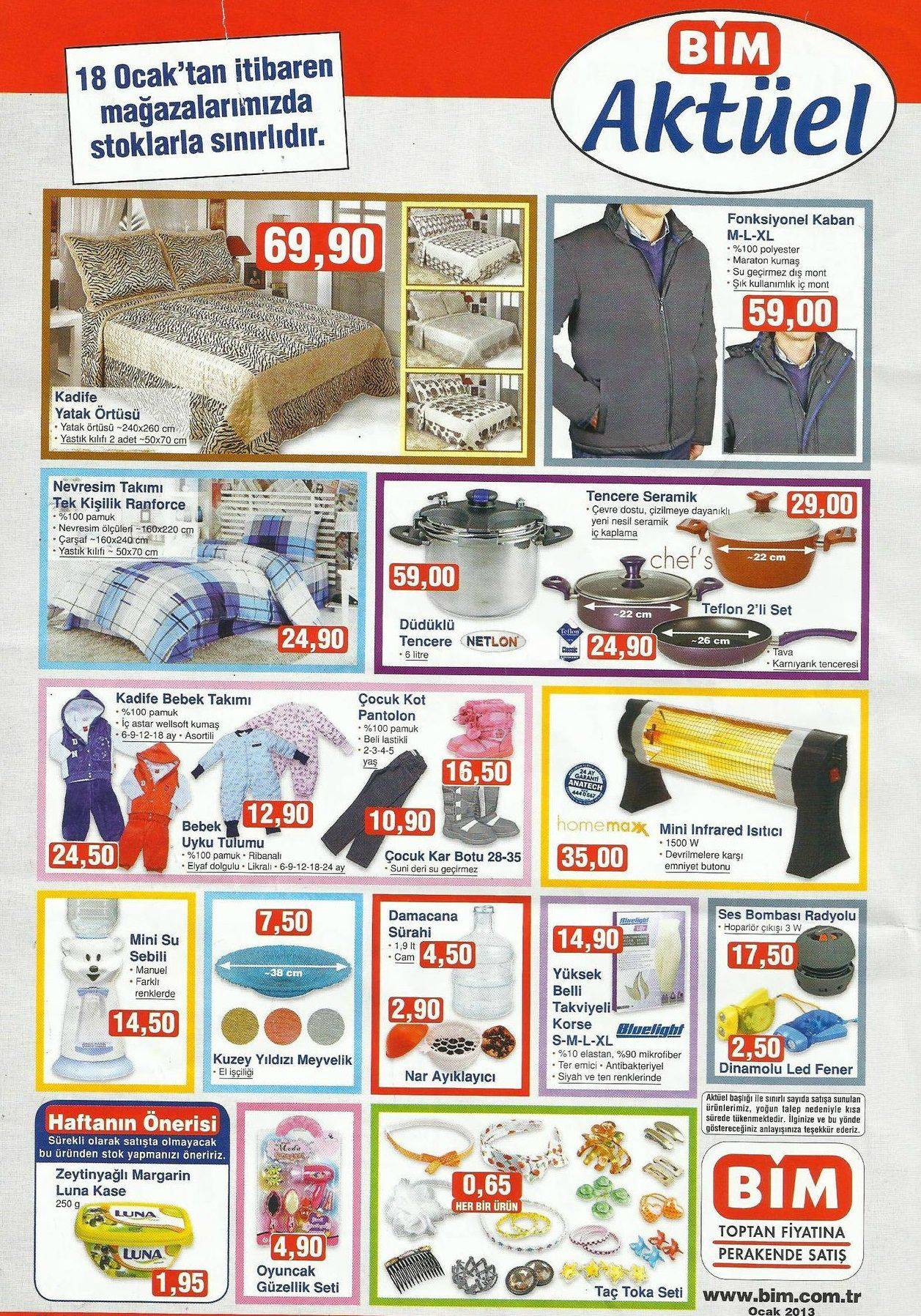  BİM 11 VE 18 OCAK***!!!