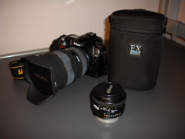  Sigma 24-70mm F2.8 EX DG MACRO + Nikon 50mm f1.8 + Nikon D50