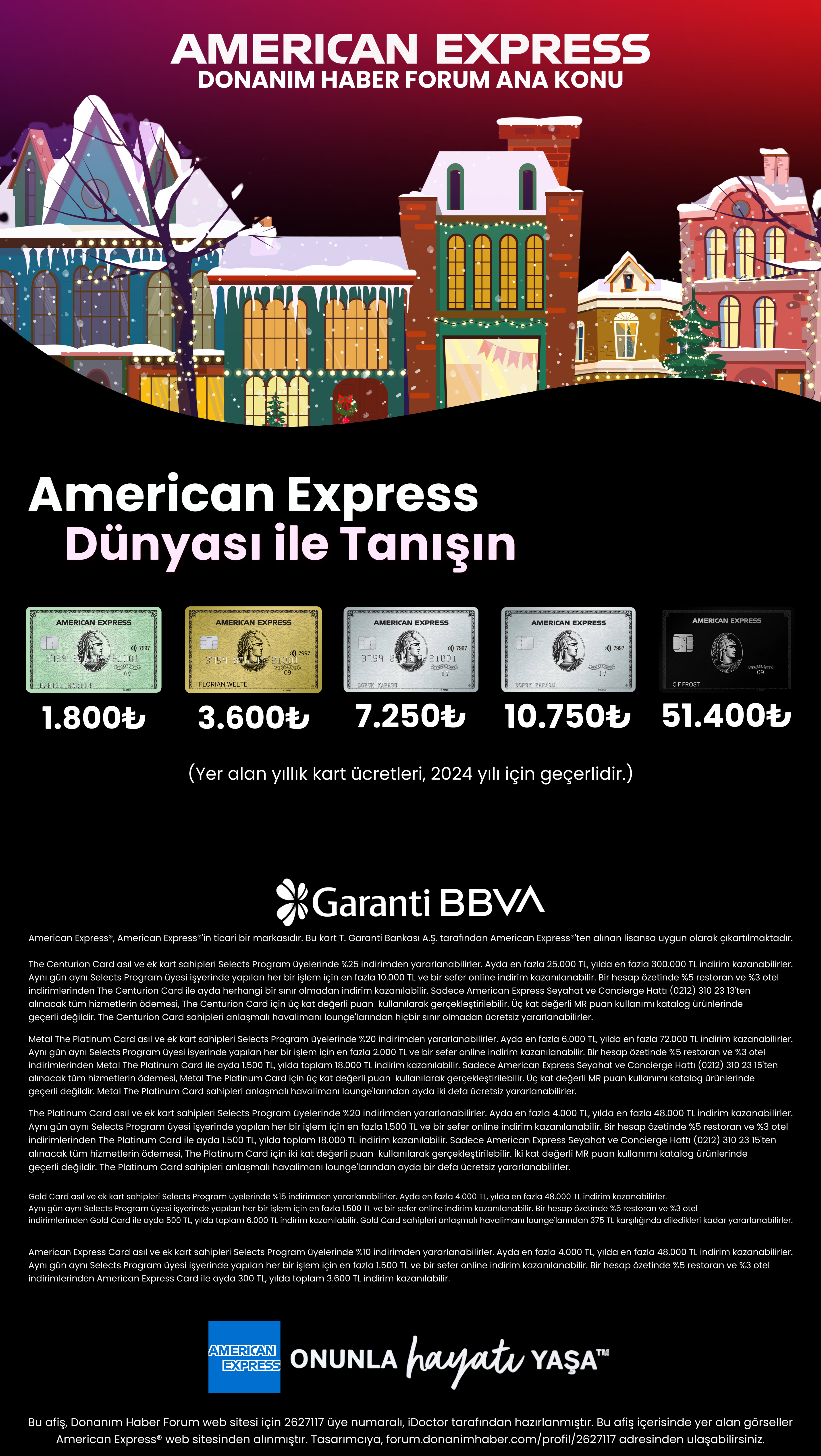 🟦 American Express® Türkiye [ANA KONU]