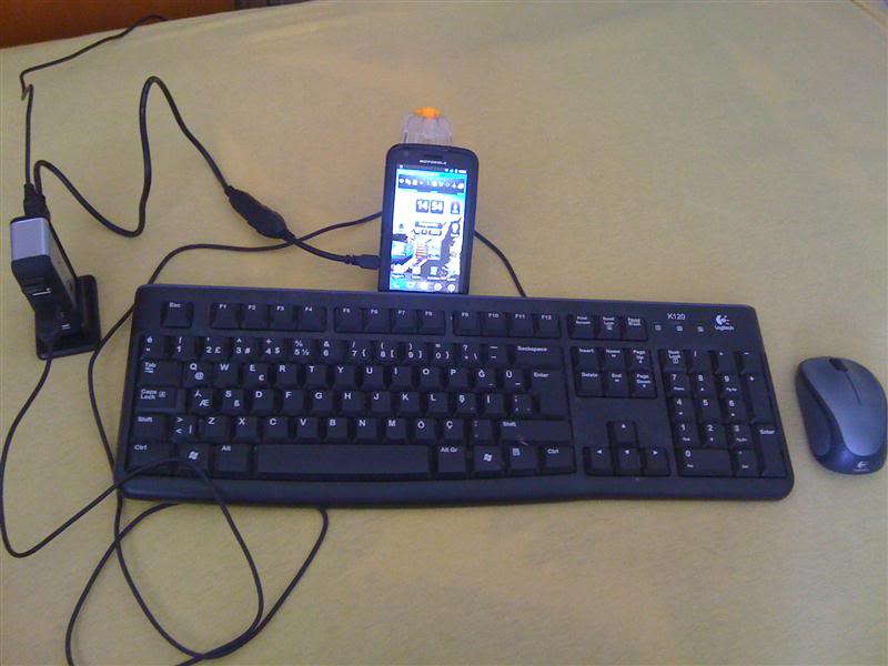  Atrix ile Yapabilecekleriniz Sınırsız! Atrix'e Mouse, Klavye, FlashDisk Bağlamak!