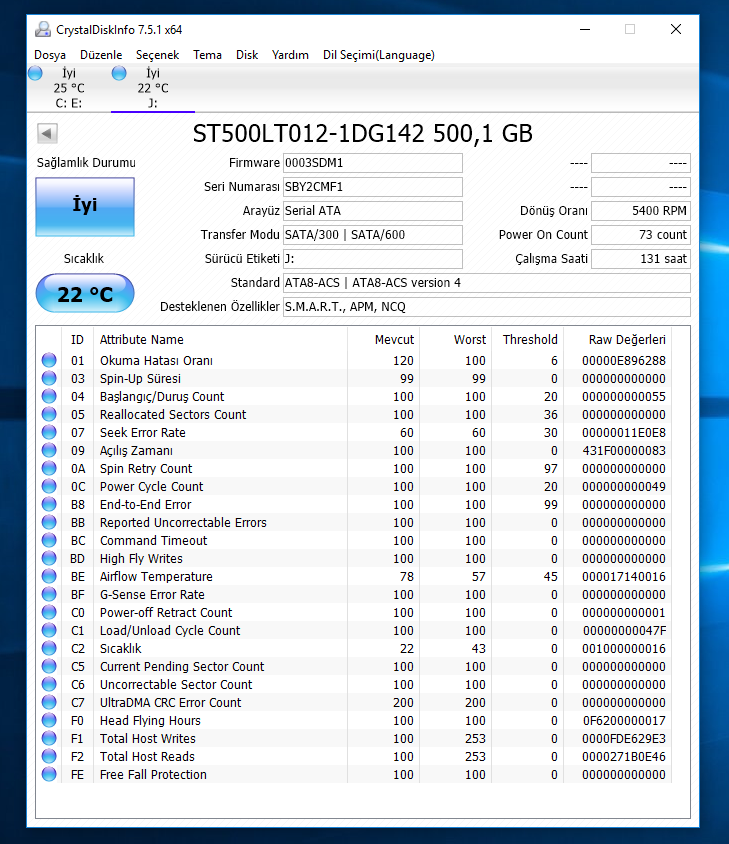 Seagate Laptop Harddiski - Sata 3