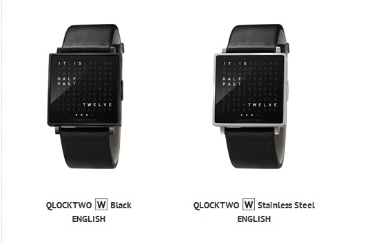 Biegert & Funk firması QLOCKTWO W kol saatini tanıttı