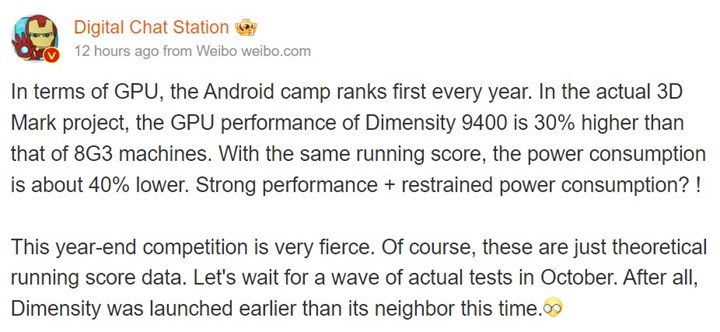 Dimensity 9400, performans ve verimliliğiyle iddialı geliyor