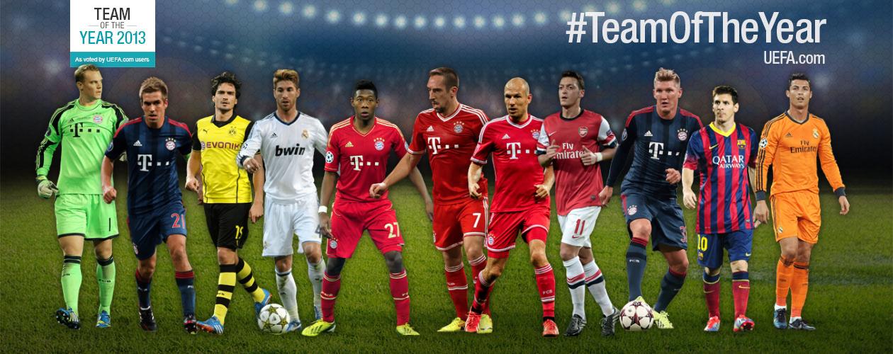  UEFA Team Of The Year 2013
