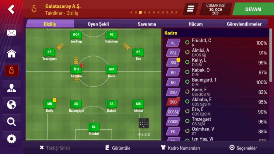 Football Manager 2019 Mobile - Hiç yoktan iyidir diyenler için bire bir