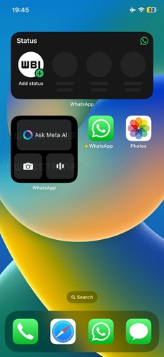 WhatsApp, yakında Meta AI asistanına tek dokunuşla erişim sağlayan widget'ını kullanıma sunacak