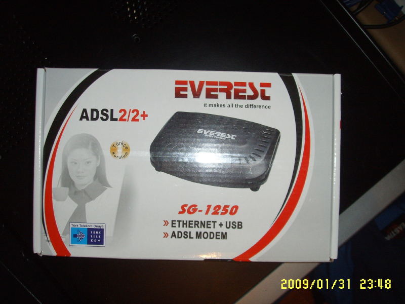  Everest SG-1400 Adsl Modem(Süper Fiyat)