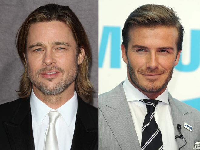  David Beckham vs Brad Pitt Kim daha yakışıklı ?
