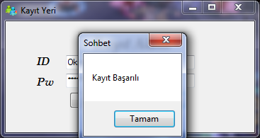  VB'Net Mesenger Sohbet Programı