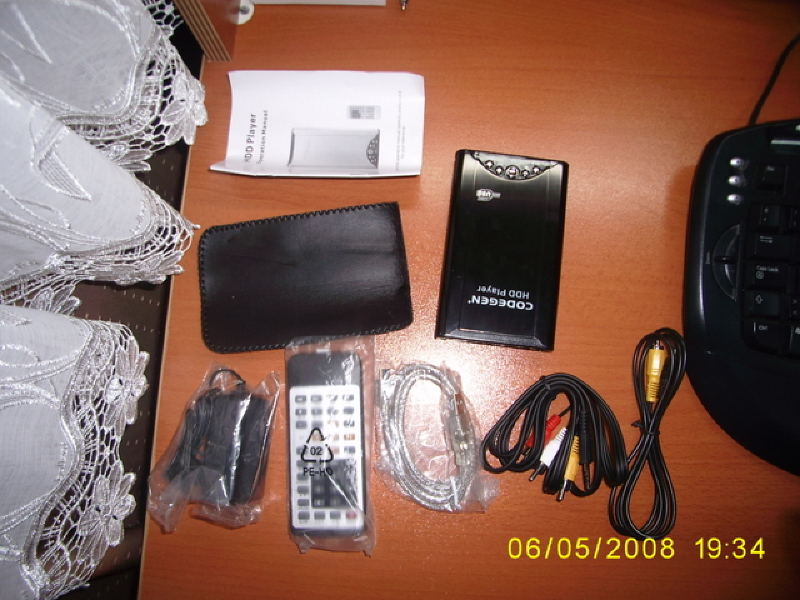  CODEGEN 250GB 2.5' DIVX MEDYA CENTER TAŞINABİLİR DİSK İNCELEME-(İADE ETTİM)