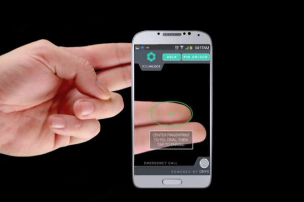 Kamera üzerinden parmak izi okuması yapabilen Android uygulaması: ICE Unlock