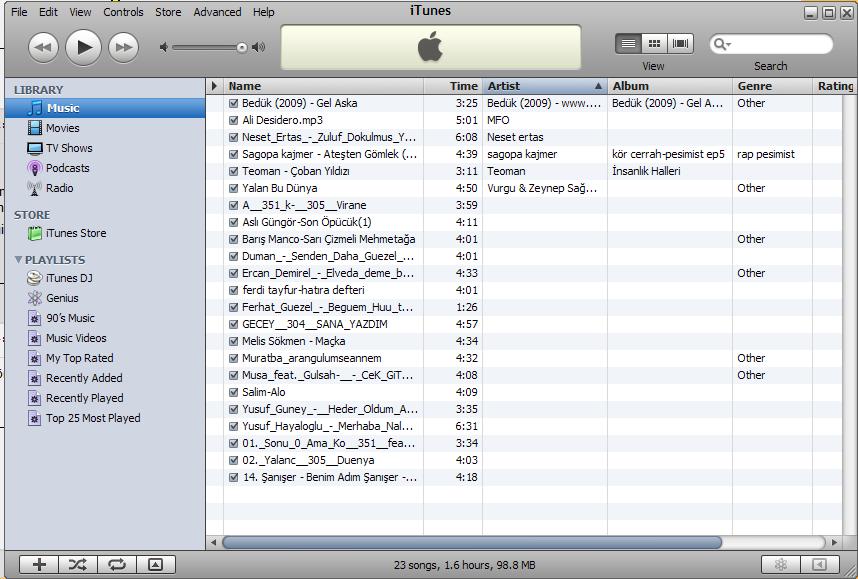  iTunes Kullanımı Ve Onunla İlgili Sorular { Ana Başlık }