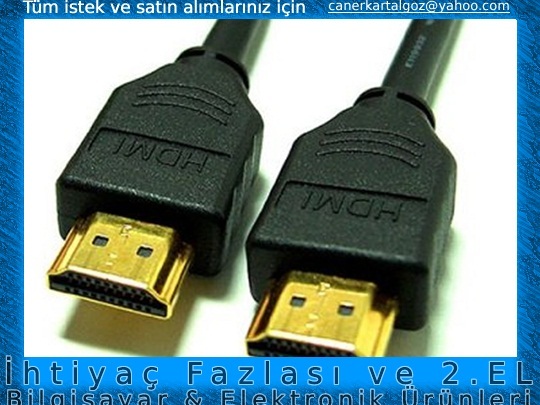  1.5m ve 3m ALTIN HDMI Kablo - Fiyat dustu