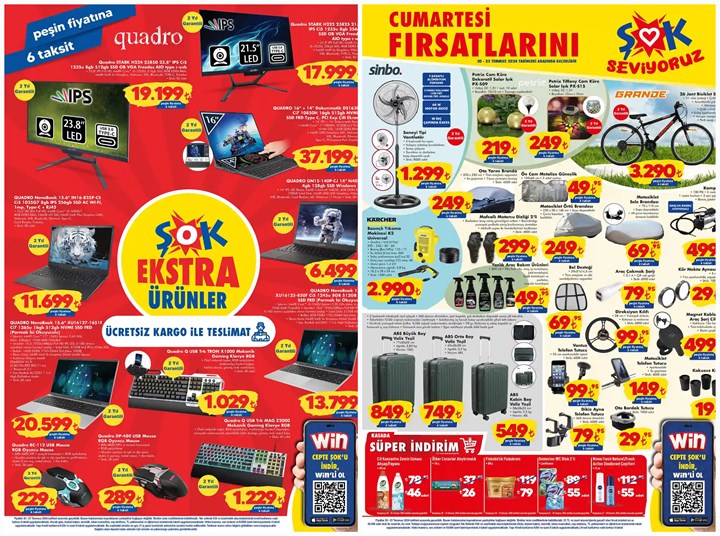 ŞOK marketler çift ekranlı dizüstü bilgisayar satacak