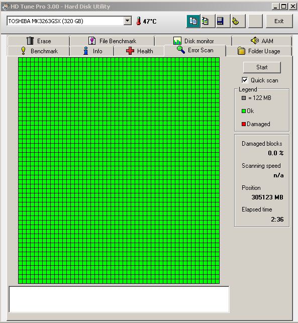  HD tune programlı ile harddisk testi resimli anlatım