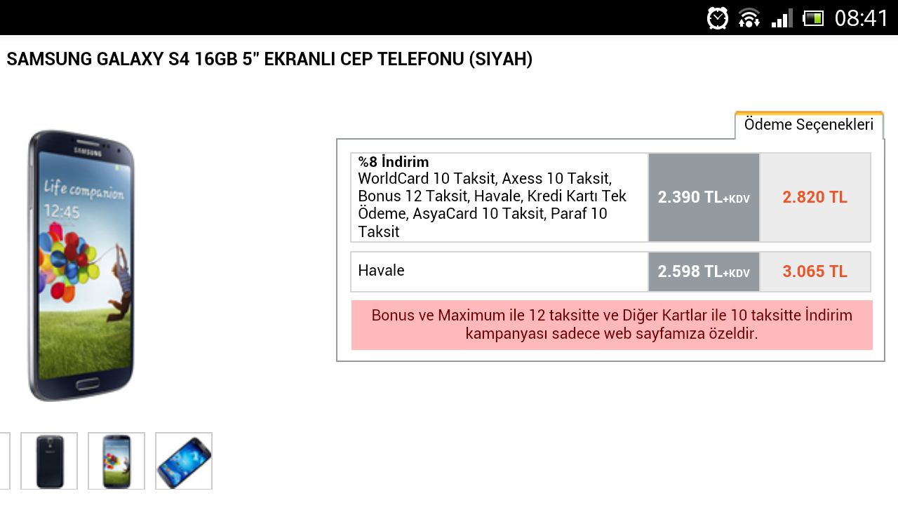 Samsung Galaxy S4'ün Türkiye satış fiyatı resmiyet kazandı, işte detaylar!