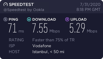 Dolandırıcı Vodafone (Her akşam 8'de internetin yavaşlatılması) İnternet pert