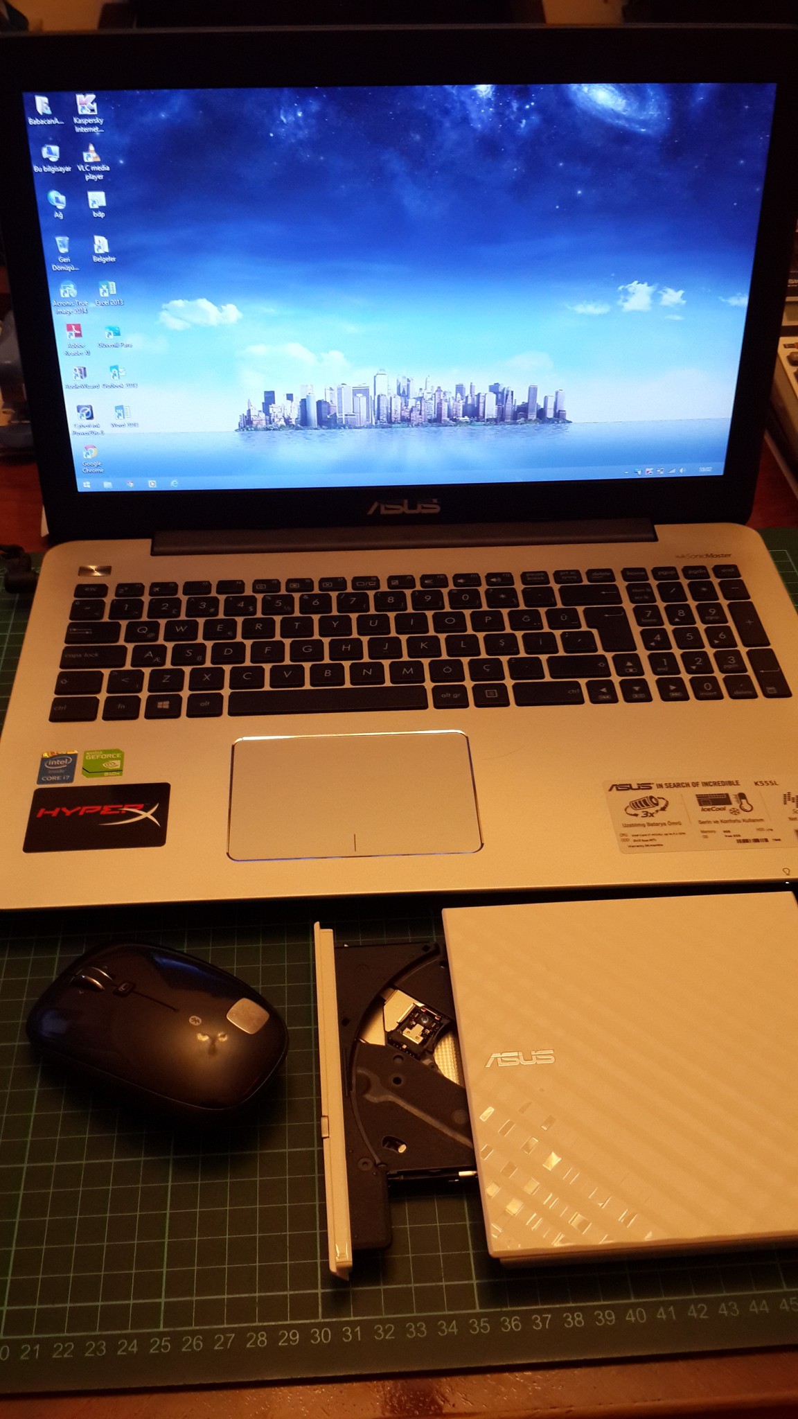  Asus K555LN-XO079D (Yeni kasa resimli inceleme)