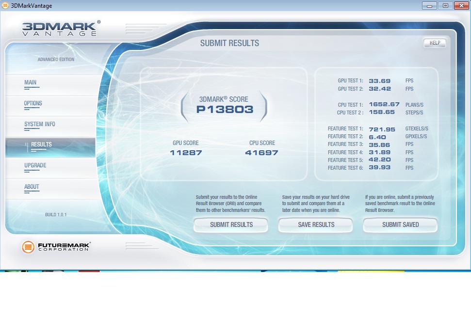  3DMARK VANTAGE SONUÇLARINIZ BURAYA