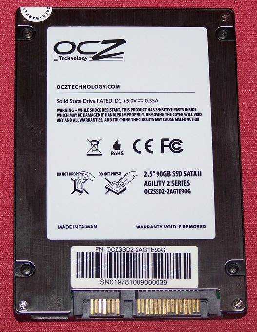  90 GB OCZ AGİLİTY 2 SSD 285/275 MB/SN