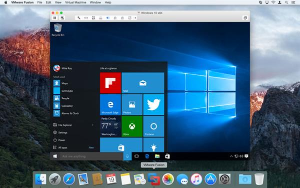 VMware Fusion ile Mac bilgisayarlarda sanal Windows 10 çalıştırmak mümkün