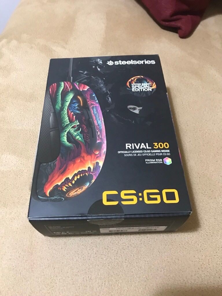 SATILDI SteelSeries Rival 300 Cs:Go Hyper Beast Edition Oyuncu Mouse