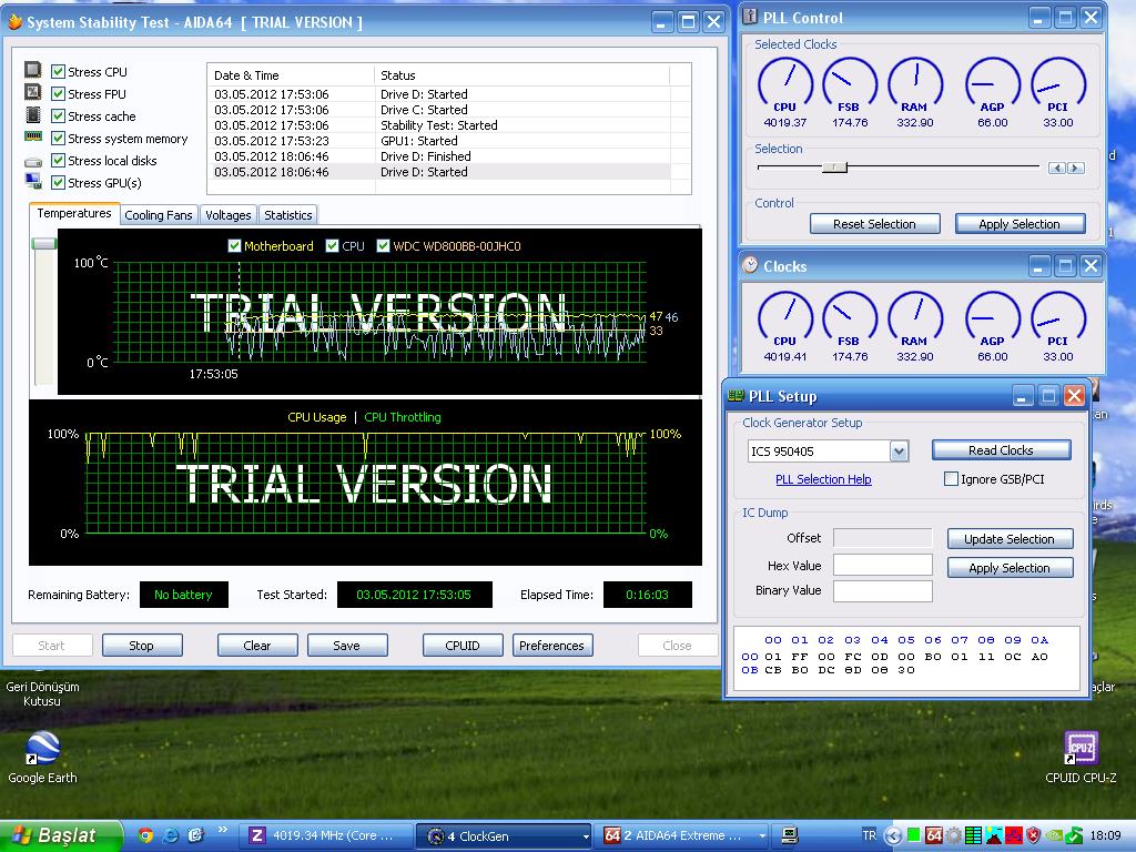  İntel Pentium 4 HT 524 Hedef 4GHZ