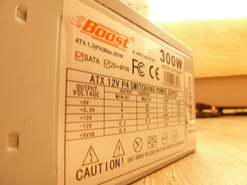  BOOST MARKA ATX 300 WATT SATA 20+4PIN PSU - UYGUN FİYATA -FİYAT DÜŞTÜ - SON İNDİRİM
