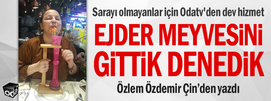 Vatandaş meyve alamazken Cumhurbaşkanlığı resepsiyonunda Ejder Meyveli Smoothie çok mu şarttı?