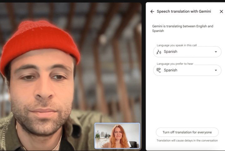 Google Meet kendi sesinizde anlık tercüme yapabilecek