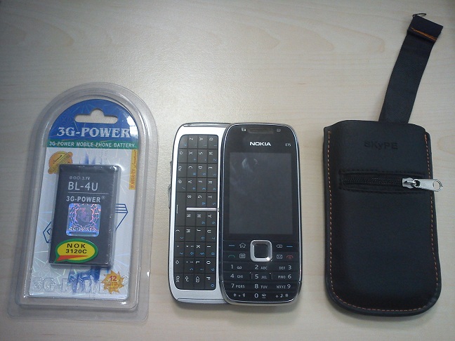  SATILDI---SATILIK NOKIA E75: FULL KUTU İÇERİĞİ, FATURA, YEDEK PİL ve KILIFI İLE