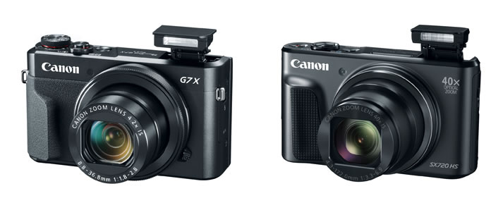 Canon, Powershot G7 X Mark II ve PowerShot SX720 HS modellerini tanıttı