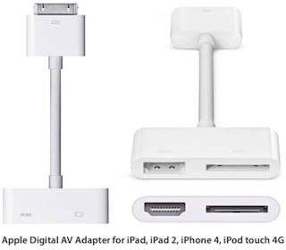  Apple Digital AV Adaptor iPhone4 mirroring