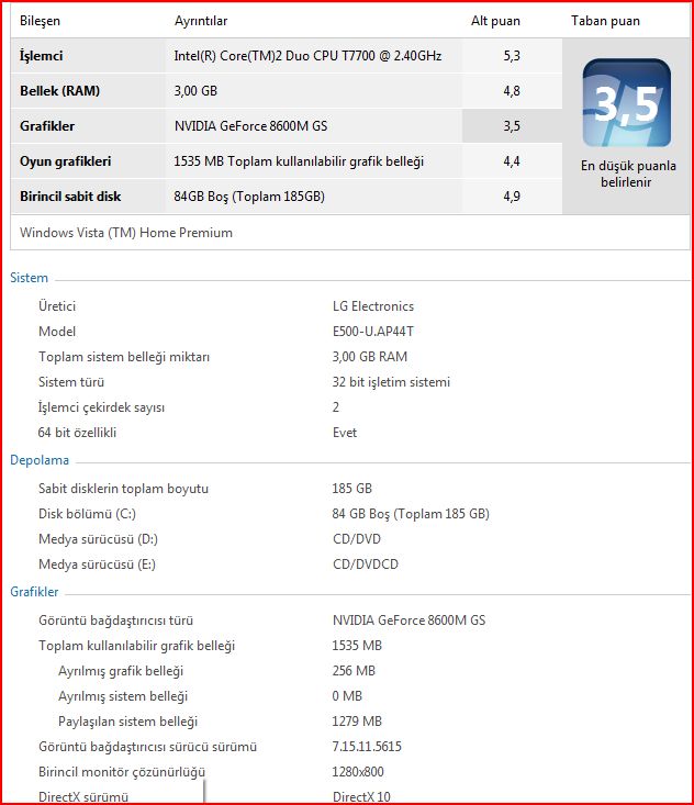  [[[---LG E500 KULÜBÜ---]]]