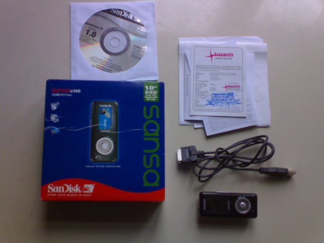  SanDisk sansa c140 MP3 Player İncelemesi