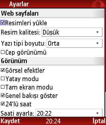  S60 V3 OS 9.1'SADECE'Program Alanı (___)