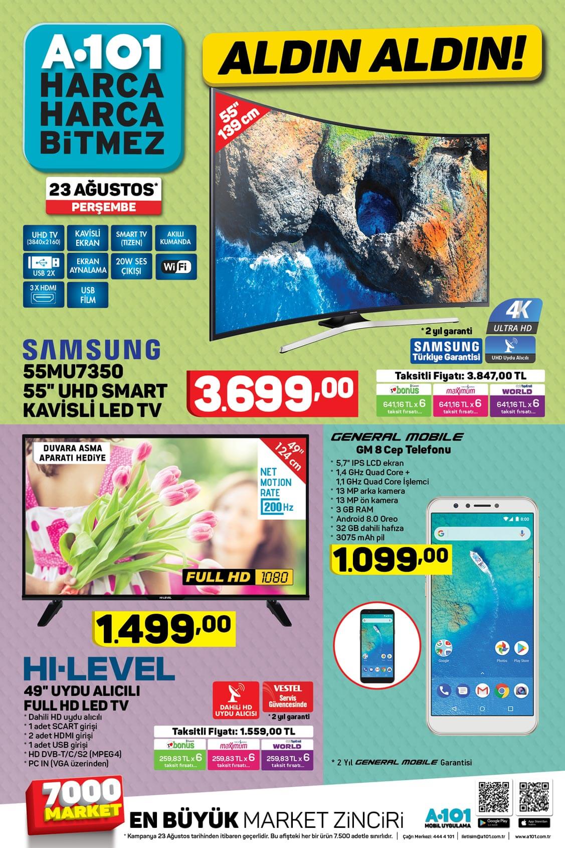 A101-Aldin Aldin- Samsung 55Mu7350 - 3599TL