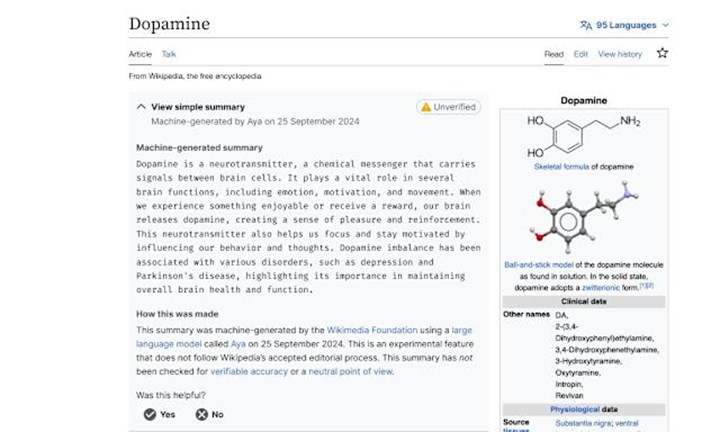 Wikipedia, yapay zeka özetlerini gelen tepkiler üzerine durdurdu