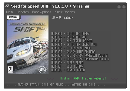 NFS Shift Trainer Pack [9 Adet Trainer][Link Güncel]