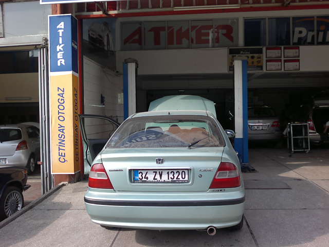  ÇETİNSAYOTOGAZ HONDA CİVİC 1.6İES  ATİKER LPG MONTAJI www.cetinsayotogaz.com