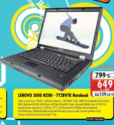  LENOVO NOTEBOOKTA KAMPANYA