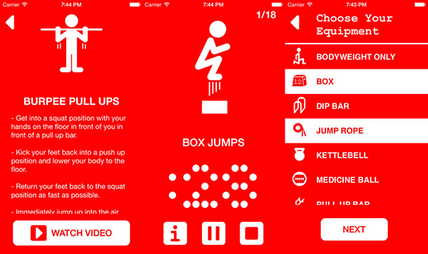 iOS uyumlu egzersiz uygulaması 12 Minute Athlete HIIT, artık ücretsiz